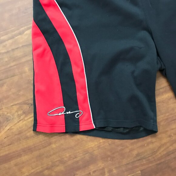 Men's Oscar DE LA Hoya Size L Black/Red Athletic Boxing Shorts - Picture 3 of 6